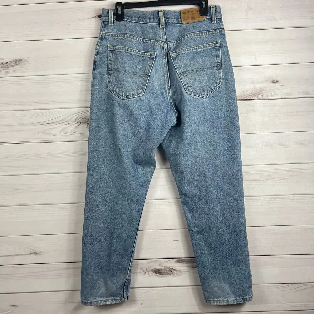 Faded Glory Men's Light Wash Denim Straight Leg‎ Jeans 32x30